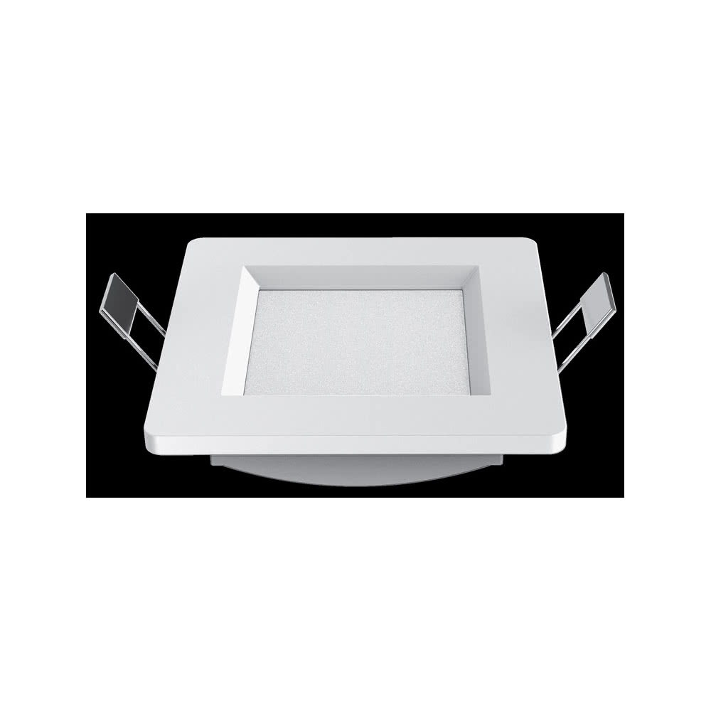 Downlight Led Intego Cuadrado 8w 330lm 3,2x11x11 Blanco 4000k Corte 9x9 Cm