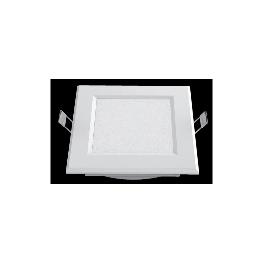 Downlight Led Intego Cuadrado13w 630lm 3,5x15,5x15,5 Cm Blanco 4000k Corte 12,5x12,5 Cm