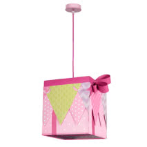 Colgante Grande Serie Regalo Rosa 1xe27 30x30x30