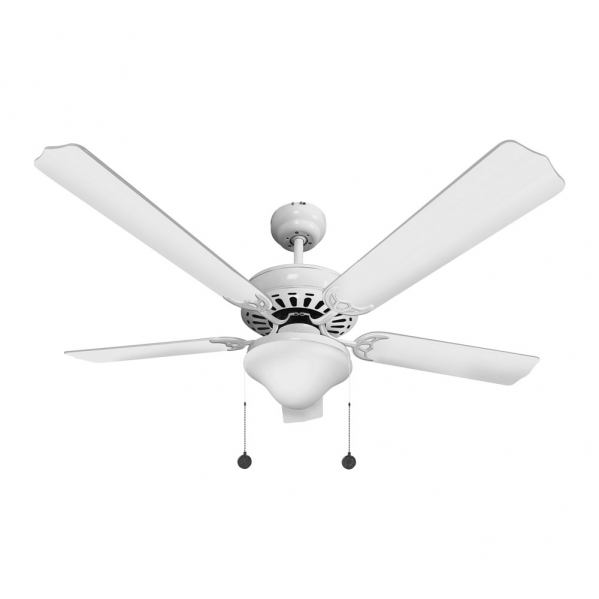 Ventilador Blanco Orion 5 Aspas Blancas 2xe27 50x132d