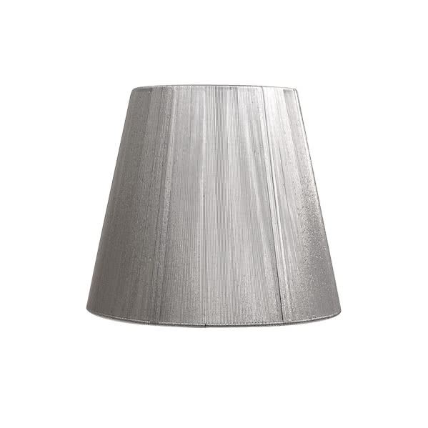 Pantalla Conica Hilo Serie Indira E27 Plata (30x15x20) Pantalla Conica Hilo Serie Indira E27 Plata (30x15x20)