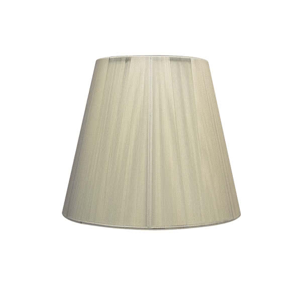 Pantalla Conica Hilo Serie Indira E27 Beis (30x15x20) Pantalla Conica Hilo Serie Indira E27 Beis (30x15x20)