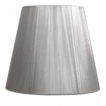 Pantalla Conica Hilo Serie Indira E27 Plata (35x18x23)
