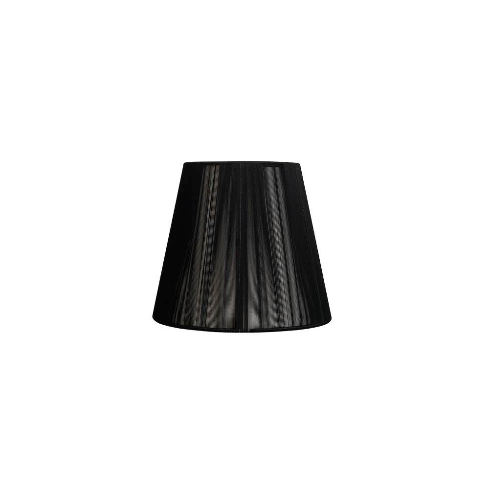 Pantalla Conica Hilo Indira E27 Negra (45x23x29)