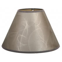 Pantalla Conica Serie Leila E27 Bronce 16dx8dx13h
