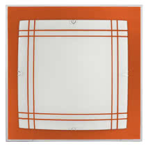 Plafon Serie Amet Naranja 2xe27 (32x32x6)