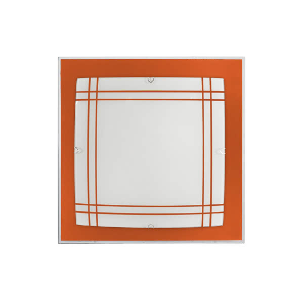 Plafon Serie Amet Naranja 2xe27 (32x32x6)
