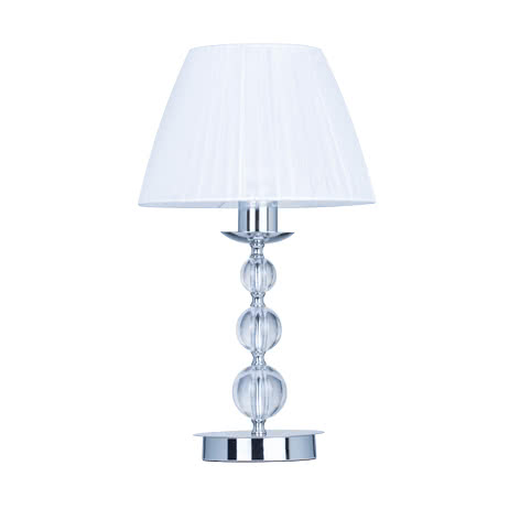 Sobremesa Serie Alabama Blanco/cromo 1xe27 42x25d Sobremesa Serie Alabama Blanco/cromo 1xe27 42x25d
