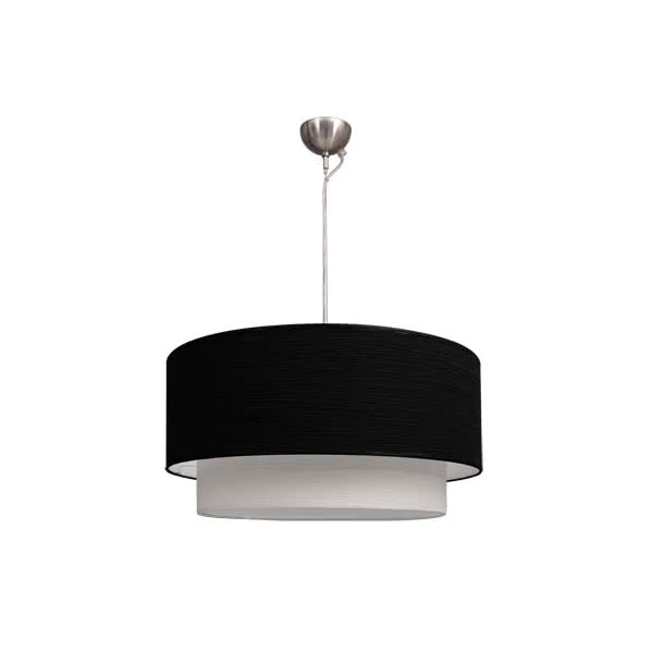 Colgante Planetario Doble Cilind Negro/bl 2xe27 (regx50) Colgante Planetario Doble Cilind Negro/bl 2xe27 (regx50)