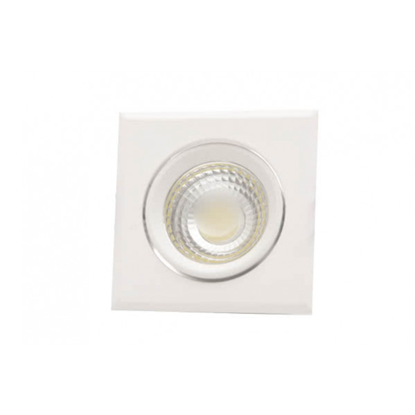 Empotrable Cuadrado Led Urano 5w 450lm 4000k Blanco 9.5x9.5