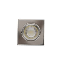Empotrable Cuadrado Led Urano 5w 450lm 4000k Niquel 9.5x9.5