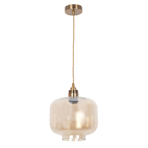 Colgante Serie Muriel 1xe27 60w Ambar Colgante Serie Muriel 1xe27 60w Ambar