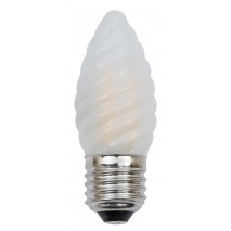 Bombilla Led Vela Rizada E27 4w 450l 2700k 9x3,5d