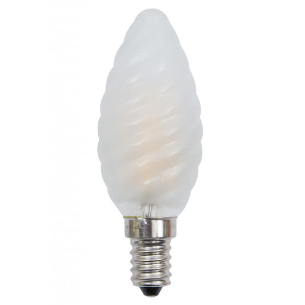 Bombilla Led Vela Rizada E14 4w 450l 2700k 9,6x3,5d Bombilla Led Vela Rizada E14 4w 450l 2700k 9,6x3,5d
