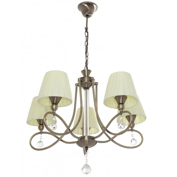 Lampara Ottawa 5xe14 Cuero 56x60d Lampara Ottawa 5xe14 Cuero 56x60d