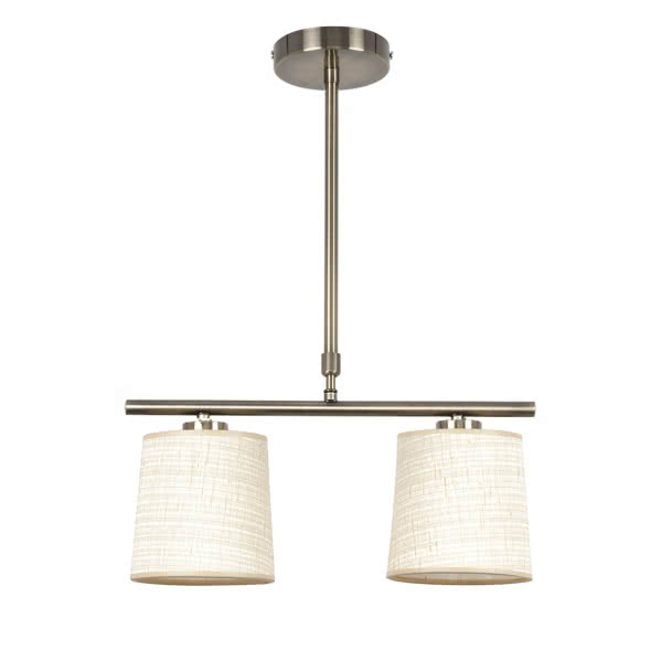 Lampara Serie Poema Cuero/oro 2xe14 Regx40 Lampara Serie Poema Cuero/oro 2xe14 Regx40