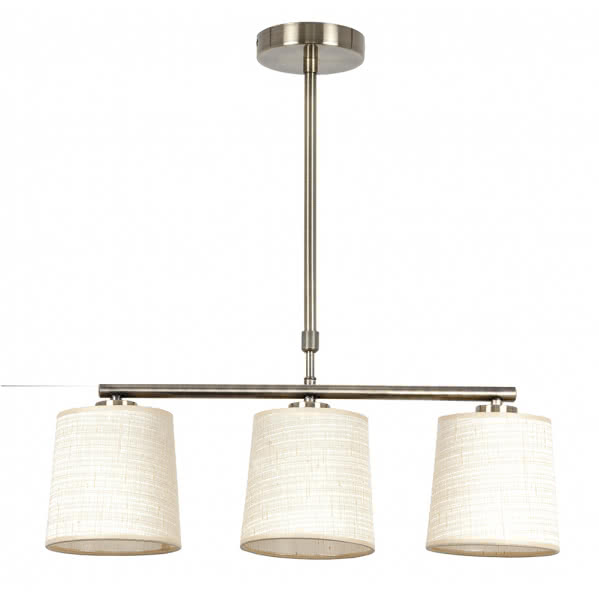 Lampara Serie Poema Cuero/oro 3xe14 Regx55 Lampara Serie Poema Cuero/oro 3xe14 Regx55
