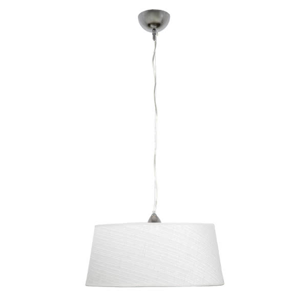 Colgante Serie Poema Blanco/cromo 1xe27 Regx40d Colgante Serie Poema Blanco/cromo 1xe27 Regx40d
