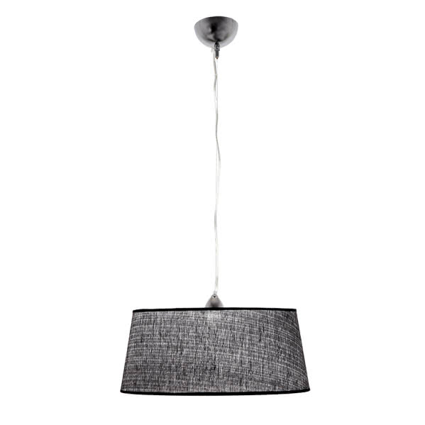 Colgante Serie Poema Negro/cromo 1xe27 Regx40d Colgante Serie Poema Negro/cromo 1xe27 Regx40d
