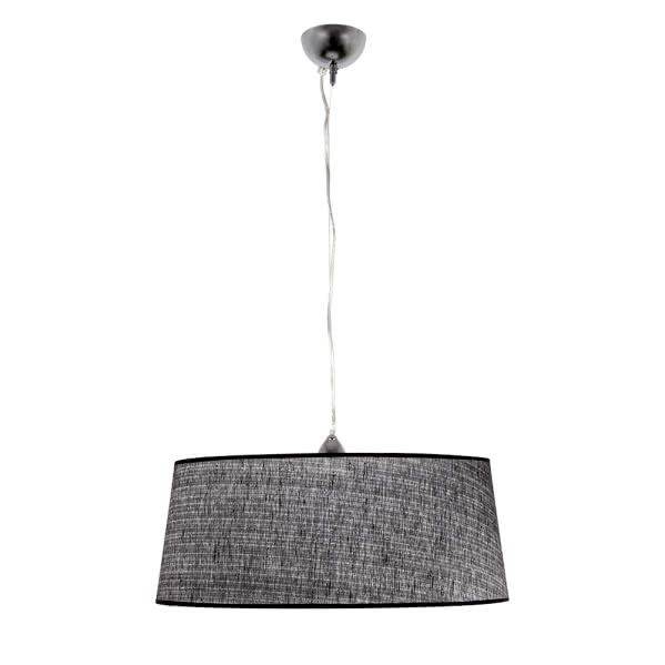 Colgante Serie Poema Negro/cromo 1xe27 Regx50d Colgante Serie Poema Negro/cromo 1xe27 Regx50d