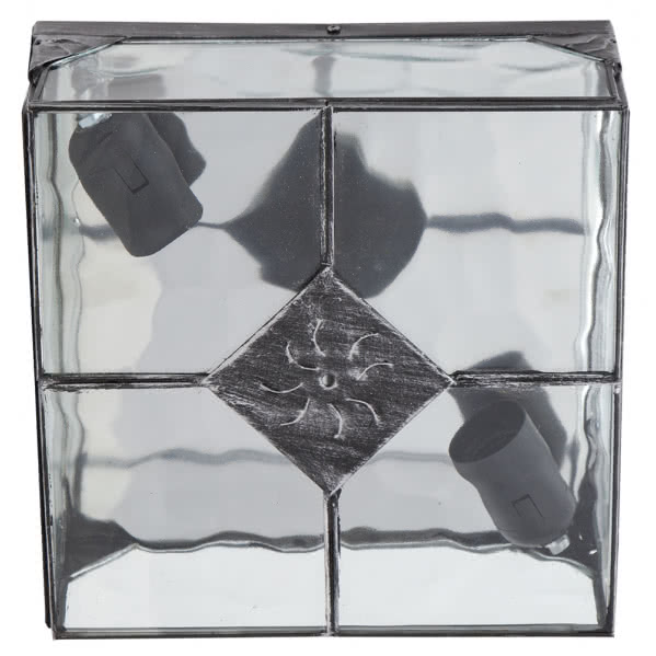 plafon Grande Estepa Plata 2xe27 11x25x25 Cm