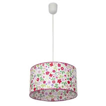 Colgante Bosque Flores De Colores 1xe27 Regx30d