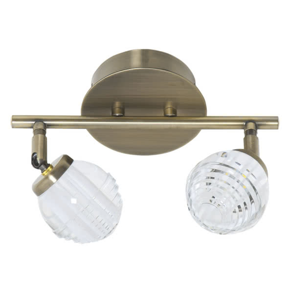 Regleta Virgo Cuero 2x5w Led 800lm 4000k 17x28x14