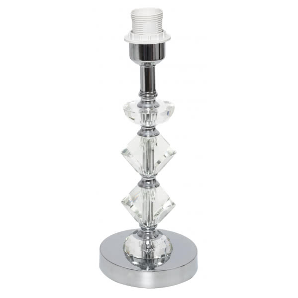 Armazon Sob. Cristal Grande Cromo 1xe27 Valeria 38x13 Armazon Sob. Cristal Grande Cromo 1xe27 Valeria 38x13
