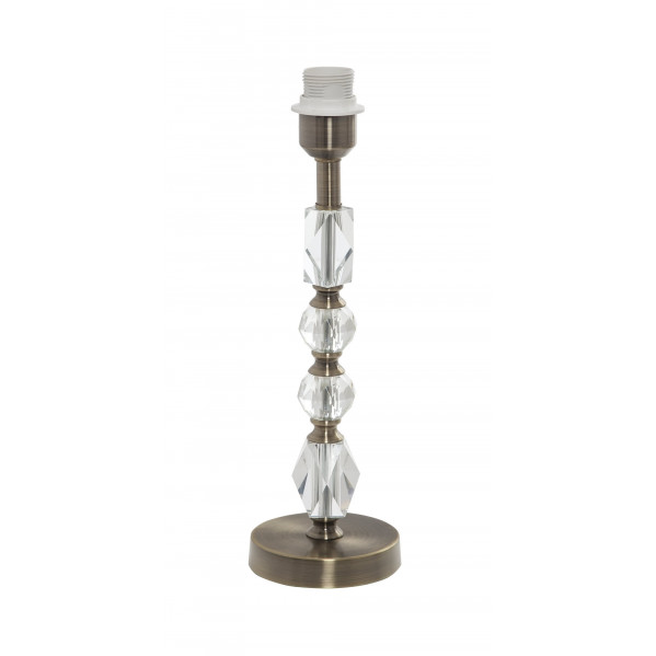Armazon Sob. Cristal Grande Cuero 1xe27 40x13 Carolina Armazon Sob. Cristal Grande Cuero 1xe27 40x13 Carolina