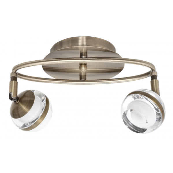 Plafon Maratea Cuero 2x5w Led 800lm 4000k 15x34x16 Plafon Maratea Cuero 2x5w Led 800lm 4000k 15x34x16