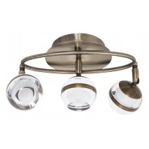 Plafon Maratea Cuero 3x5w Led 1200lm 4000k 15x34x18