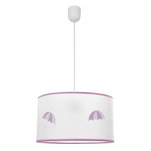 Colgante Lluvia 1xe27 Rosa Regx30d