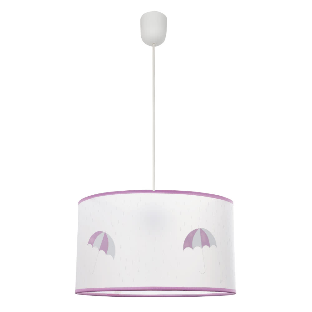 Colgante Lluvia 1xe27 Rosa Regx30d
