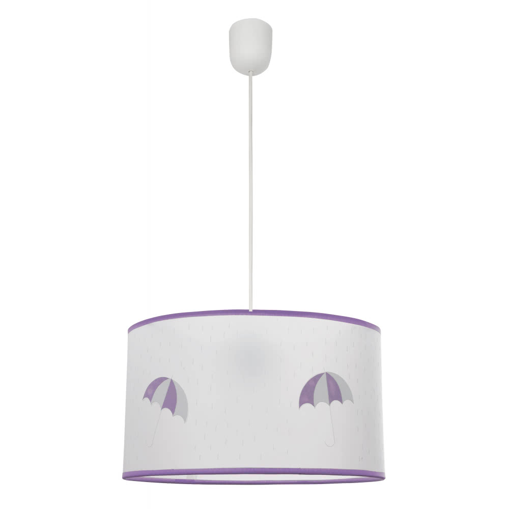 Colgante Lluvia 1xe27 Lila Regx30d