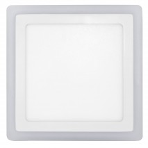 Downlight 12+6w 4000k Cuadrad. Fedra Blanco 1440lm 0,8x19,5x19,5 Cm Corte 16,5d
