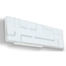 Aplique Led Serie Aton Plata 18w 1080lm 4000k 56cm