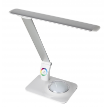 Flexo 12w 3000-4000-6000k Gancedo Plata 1200lm Regx33,7x21,8 Cm C/puerto Usb Orientable