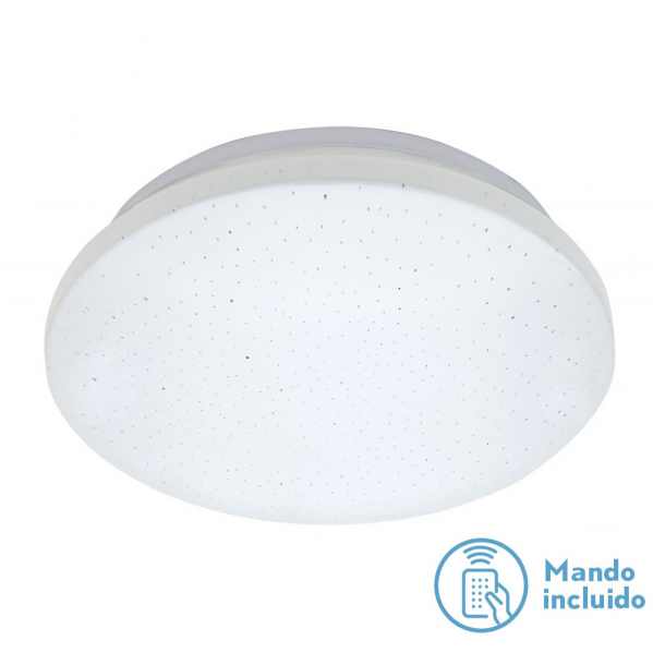 plafon 12w 3 Temp. Paladio Blanco 960lm 25d.