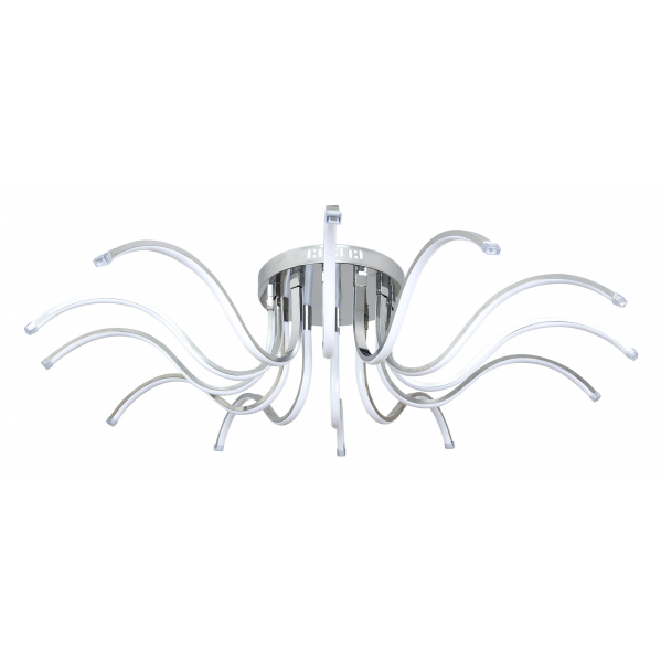Colgante 132w 4000k Action Cromo 12 Brazos 27x101x101 10560lm Colgante 132w 4000k Action Cromo 12 Brazos 27x101x101 10560lm