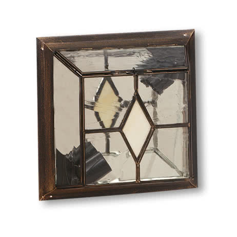 plafon PequeÃ±o Califa 1xe27 Oro Viejo/Beis 10x25x25 Cm