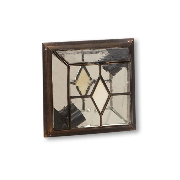 Plafon Pequeño Califa 1xe27 Oro Viejo/Beis 10x25x25 Cm