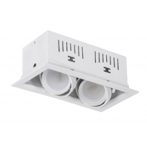 Foco Kardan Empotrar Augusto 2xgu10 Blanco 11x21,5bombillas No Incluidas