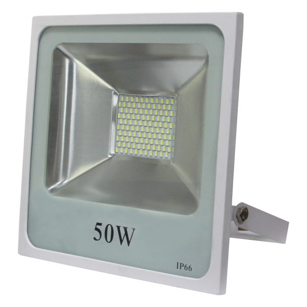 Proyector 50w 4000k Smd Quiron 4500lm 120º Blanco 23,8x28,8x6,2 Proyector 50w 4000k Smd Quiron 4500lm 120º Blanco 23,8x28,8x6,2