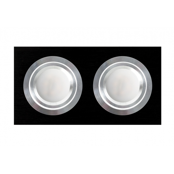Regleta Foco Empotrar Negro/cromo 2xg10 Incluida 12w 4000k 1200lm 17,5x9x2 Androide Regleta Foco Empotrar Negro/cromo 2xg10 Incluida 12w 4000k 1200lm 17,5x9x2 Androide