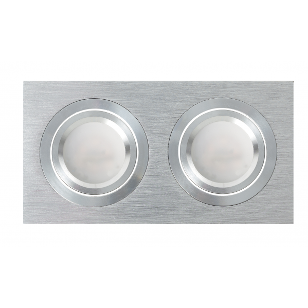Regleta Foco Empotrar Alumini/cromo 2xg10 Incluida 12w 4000k 1200lm 17,5x9x2 Androide Regleta Foco Empotrar Alumini/cromo 2xg10 Incluida 12w 4000k 1200lm 17,5x9x2 Androide