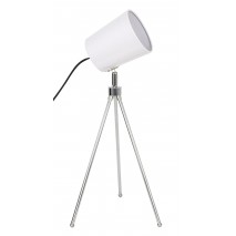 Flexo Meliades 1xe27 Cromo/blanco 53x25x25 Cm Orientable