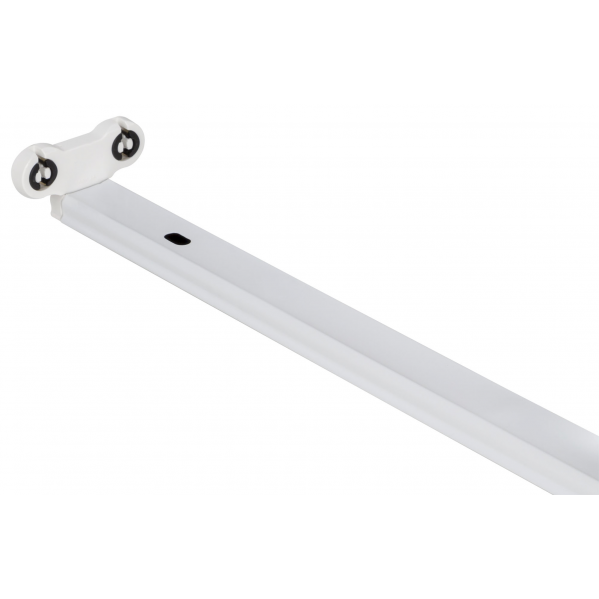 Regleta Para Tubo 2xt8 Led Mica 120cm Blanca 