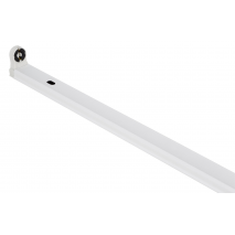 Regleta Para Tubo 1xt8 Led Malaca 60cm Blanca  Interconectable 3,5x61,3x4,5 Cm