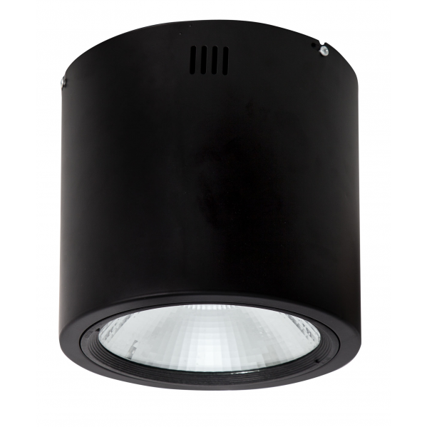 foco Superf. 30w 4000k Tubular 2400lm Negro 21,5x22,3x22,3 Cm