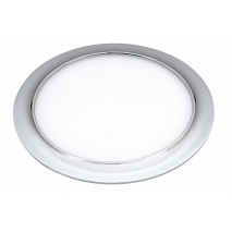 Downlight 15w 3000k Trevor Cromo 1,5x19x19 Cm 1200lm Corte 17d